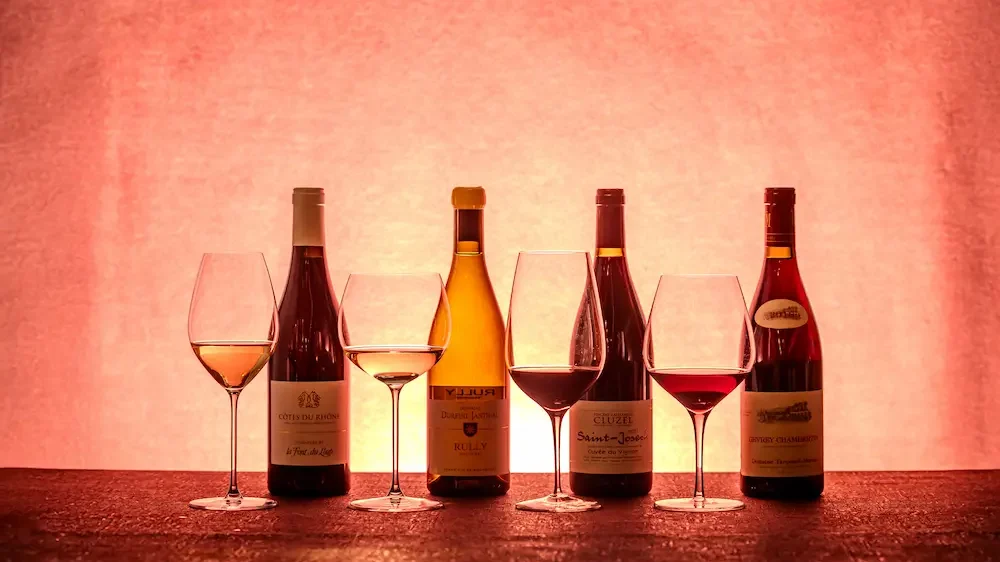 Restaurant MUNI（京都・嵐山）で提供されるワインペアリングのイメージ写真