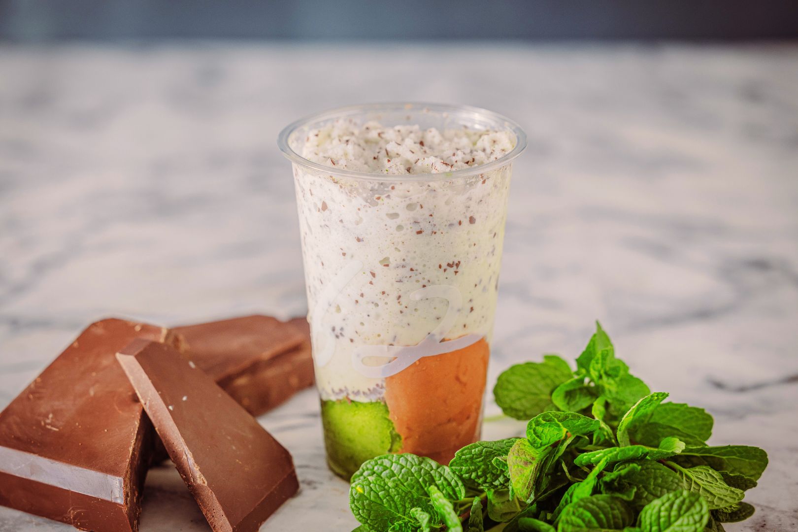 ミントチョコレートのスムージーのイメージ写真