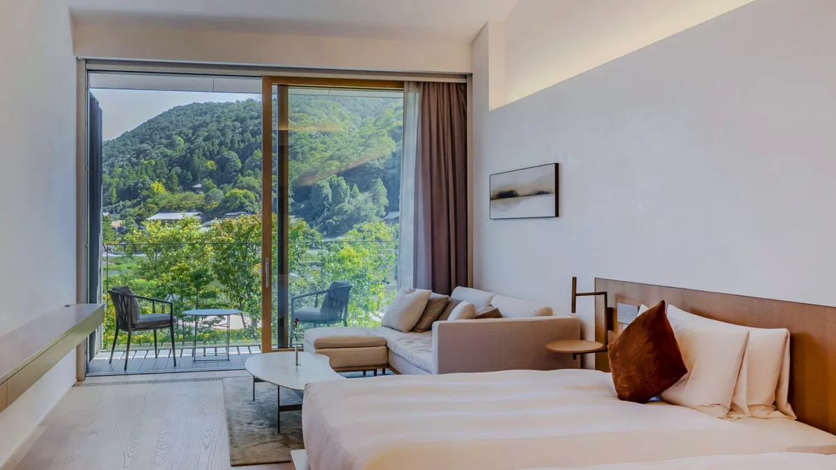 Th_stay_arashiyama-1 嵐山 バルコニー 内観イメージ
